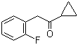 structure of CAS# 150322-73-9, 1-环丙基-2-(2-氟苯基)乙酮