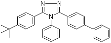 structure of CAS# 150405-69-9, 3-(联苯-4-基)-5-(4-叔丁基苯基)-4-苯基-4H-1,2,4-三唑