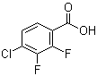 structure of CAS# 150444-94-3, 4-氯-2,3-二氟苯甲酸