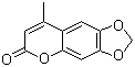 structure of CAS# 15071-04-2, 4-甲基泽兰内酯