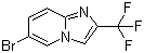 structure of CAS# 150780-40-8, 6-溴-2-三氟甲基咪唑并[1,2-a]吡啶