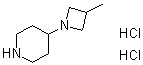 CAS # 1507860-23-2, 4-(3-Methyl-1-azetidinyl)piperidine hydrochloride (1:2)