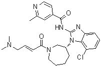 structure of CAS# 1508250-71-2, Nazartinib