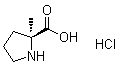 structure of CAS# 1508261-86-6, 2-甲基-L-脯氨酸盐酸盐