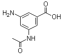 CAS 登录号：15089-84-6, 3-乙酰氨基-5-氨基苯甲酸