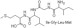 structure of CAS# 151151-30-3, Isoleucinyl-glycinyl-leucinyl-methionine