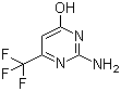 structure of CAS# 1513-69-5, 2-氨基-4-羟基-6-(三氟甲基)嘧啶