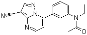 structure of CAS# 151319-34-5, 扎雷普隆