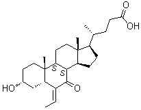 CAS # 1516887-33-4, (3alpha,5beta,6E)-6-Ethylidene-3-hydroxy-7-oxocholan-24-oic acid