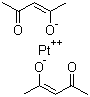 structure of CAS# 15170-57-7, 二(乙酰丙酮)铂(II)