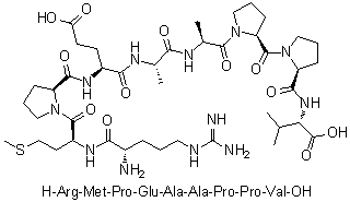 CAS 登录号：151808-59-2, L-精氨酰-L-蛋氨酰-L-脯氨酰-L-alpha-谷氨酰-L-丙氨酰-L-丙氨酰-L-脯氨酰-L-脯氨酰-L-缬氨酸