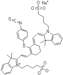structure of CAS# 152111-91-6, NIR797 异硫氰酸酯