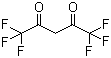 structure of CAS# 1522-22-1, 1,1,1,5,5,5-Hexafluoropentane-2,4-dione