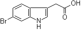 structure of CAS# 152213-66-6, 6-溴-1H-吲哚-3-乙酸