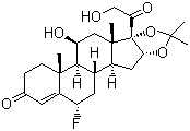 structure of CAS# 1524-88-5, 氟氢缩松