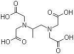 structure of CAS# 15250-41-6, (S)-(+)-1,2-丙二胺-N,N,N',N'-四乙酸