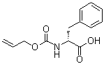 structure of CAS# 152507-71-6, N-[(2-Propen-1-yloxy)carbonyl]-D-phenylalanine
