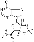 CAS # 152918-47-3, 1-(6-Chloro-9H-purin-9-yl)-1-deoxy-N-methyl-2,3-O-isopropylidene-beta-D-ribofuranuronamide