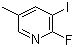 structure of CAS# 153034-78-7, 2-Fluoro-3-iodo-5-methylpyridine