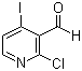 structure of CAS# 153034-90-3, 2-氯-4-碘吡啶-3-甲醛
