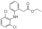 structure of CAS# 15307-77-4, Diclofenac ethyl ester