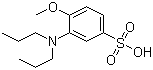 structure of CAS# 153086-37-4, 3-(Dipropylamino)-4-methoxybenzenesulfonic acid