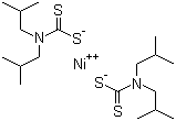 CAS # 15317-78-9, Nickel diisobutyldithiocarbamate, Bis(diisobutyldithiocarbamato)nickel