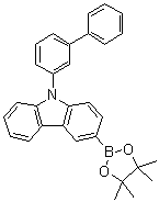 structure of CAS# 1533406-38-0, 9-[1,1'-联苯]-3-基-3-(4,4,5,5-四甲基-1,3,2-二氧硼杂环戊烷-2-基)-9H-咔唑