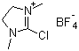 structure of CAS# 153433-26-2, 2-Chloro-1,3-dimethylimidazolidinium tetrafluoroborate