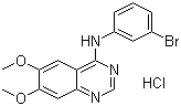 PD 153035 hydrochloride molecular structure (CAS 153436-54-5)