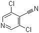 structure of CAS# 153463-65-1, 3,5-二氯-4-氰基吡啶