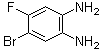 structure of CAS# 153505-37-4, 4-Bromo-5-fluoro-1,2-benzenediamine