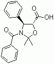 structure of CAS# 153652-70-1, (4S,5R)-3-苯甲酰基-2,2-二甲基-4-苯基氧氮杂环戊烷-5-甲酸