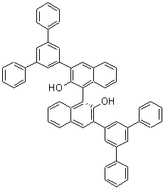 CAS # 1539285-81-8, (1R)-3,3'-Bis([1,1':3',1''-terphenyl]-5'-yl)-[1,1'-binaphthalene]-2,2'-diol