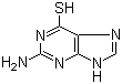 structure of CAS# 154-42-7, 6-Thioguanine