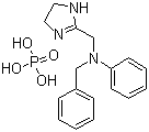 CAS 登录号：154-68-7, N-苄基-4,5-二氢-N-苯基-1H-咪唑-2-甲胺磷酸盐