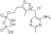structure of CAS# 154-87-0, 焦磷酸硫胺素