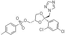 CAS 登录号：154003-23-3, (2R,4R)-2-(2,4-二氯苯基)-2-(1H-1,2,4-三唑-1-基甲基)-1,3-二氧杂环戊烷-4-甲醇对甲苯磺酸酯