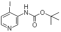 structure of CAS# 154048-89-2, (4-碘-3-吡啶基)-氨基甲酸叔丁酯
