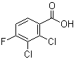 structure of CAS# 154257-76-8, 2,3-二氯-4-氟苯甲酸