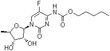 structure of CAS# 154361-50-9, 卡培他滨