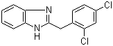 structure of CAS# 154660-96-5, 2-(2,4-Dichlorobenzyl)-1H-benzimidazole