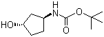 structure of CAS# 154737-89-0, N-[(1S,3S)-3-羟基环戊基]氨基甲酸叔丁酯