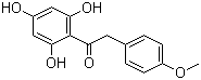 1-(2,4,6-Trihydroxyphenyl)-2-(4-methoxyphenyl)ethanone molecular structure (CAS 15485-66-2)
