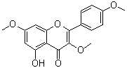 structure of CAS# 15486-34-7, 山柰酚 3,4',7-三甲基醚