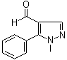 structure of CAS# 154927-01-2, 1-甲基-5-苯基-1H-吡唑-4-甲醛