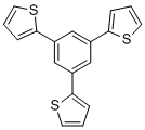structure of CAS# 15509-95-2, 1,3,5-三(2-噻吩基)苯