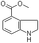 structure of CAS# 155135-61-8, 吲哚啉-4-羧酸甲酯