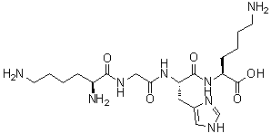 CAS # 155149-79-4, L-Lysylglycyl-L-histidyl-L-lysine