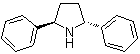 (R,R)-2,5-二苯基吡咯烷分子结构 (CAS 155155-73-0)